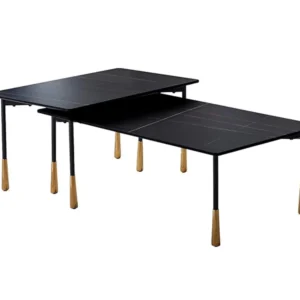 LAWRENCE BLACK 2PCS COFFEE TABLE SET
