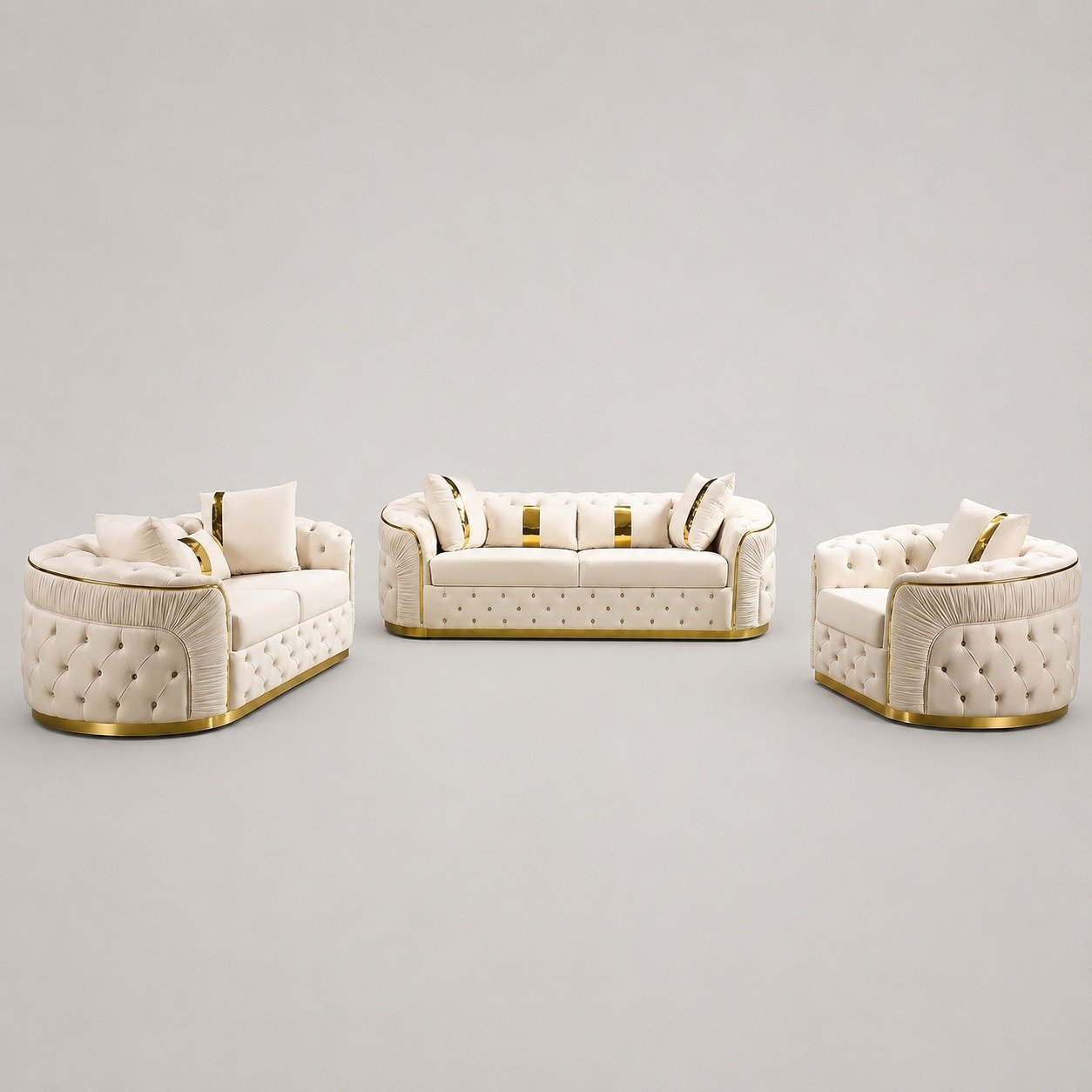 ZARA-MODERN CHESTERFELD SOFA