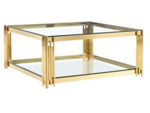 ESTREL SQUARE COFFEE TABLE GLASS